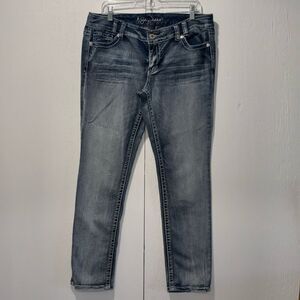 Ariya Women's Straight Leg Jeans - Dark Gray